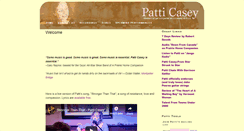 Desktop Screenshot of patticasey.com